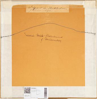 Fritz von Dardel, watercolour, signed.