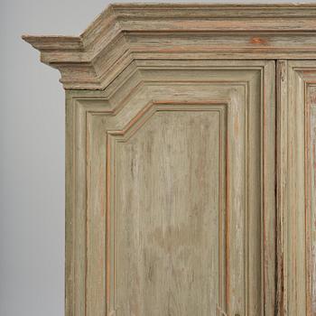A Swedish late Baroque cabinet, first part 18th century.
