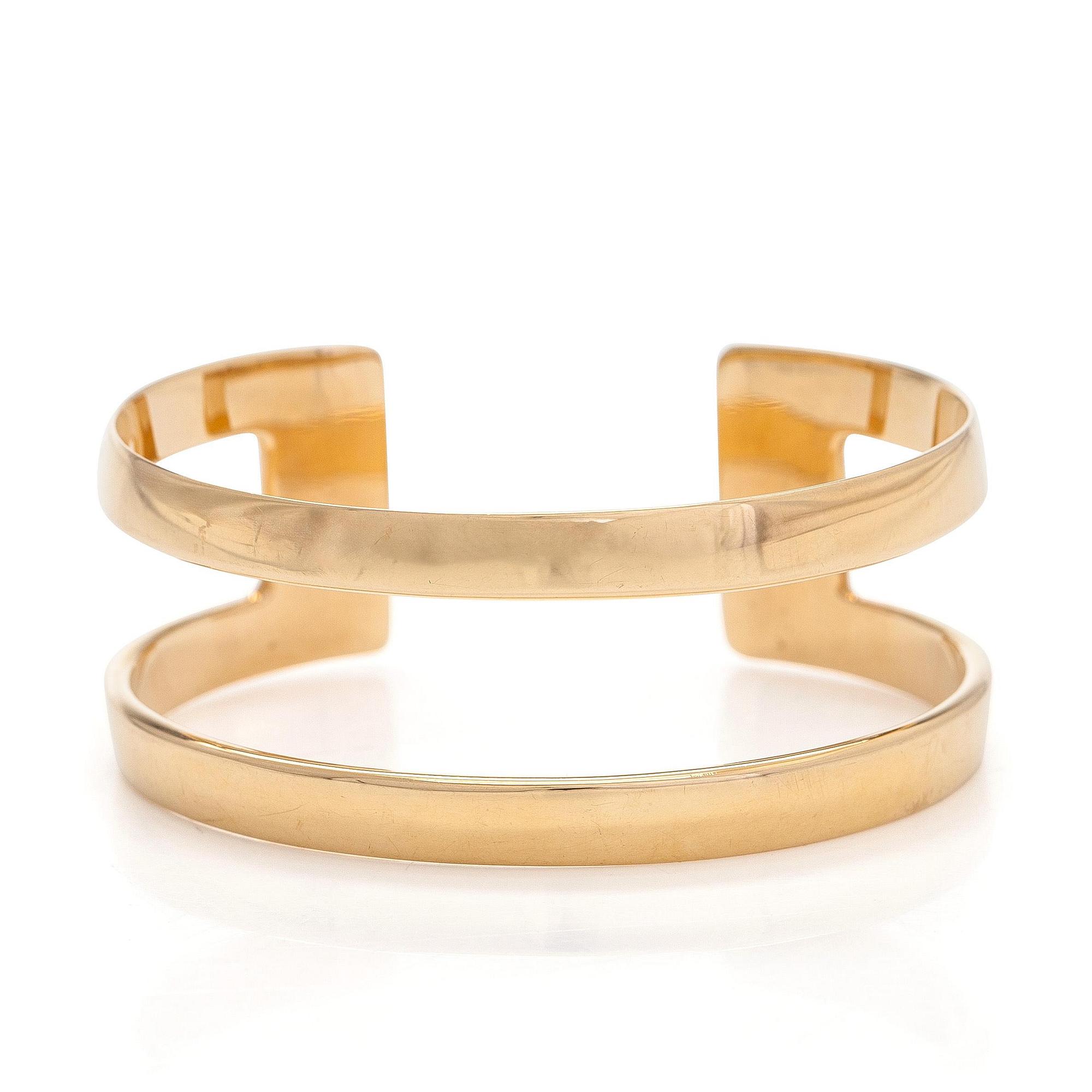 Hans Hansen, bangle, 14K gold, Denmark.
