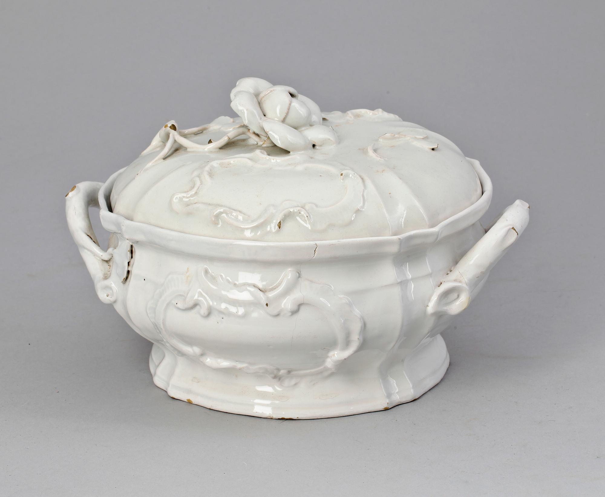 TERRIN, fajans, rokoko, Europa 1700-tal.