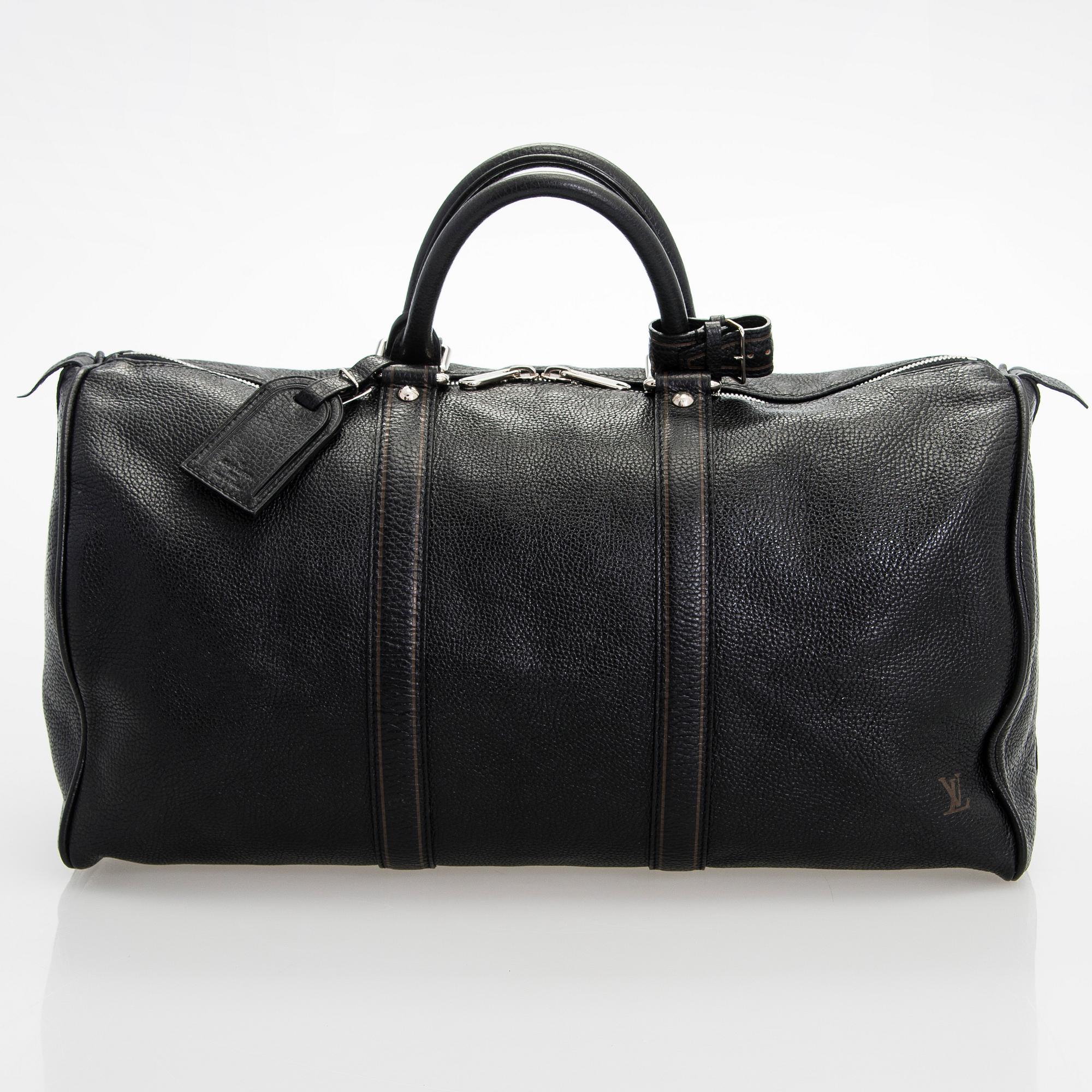 Louis Vuitton, "Keepall 50 Taurillon", laukku.