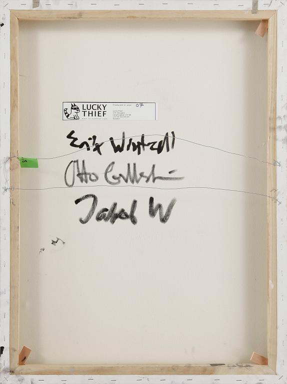 JAKOB WINTZELL, OTTO GRUBBSTRÖM, ERIK WINTZELL. Olja på duk. Sign L.T o dat -07 a tergo.