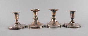 LJUSSTAKAR, 2+2 st, silver GAB.