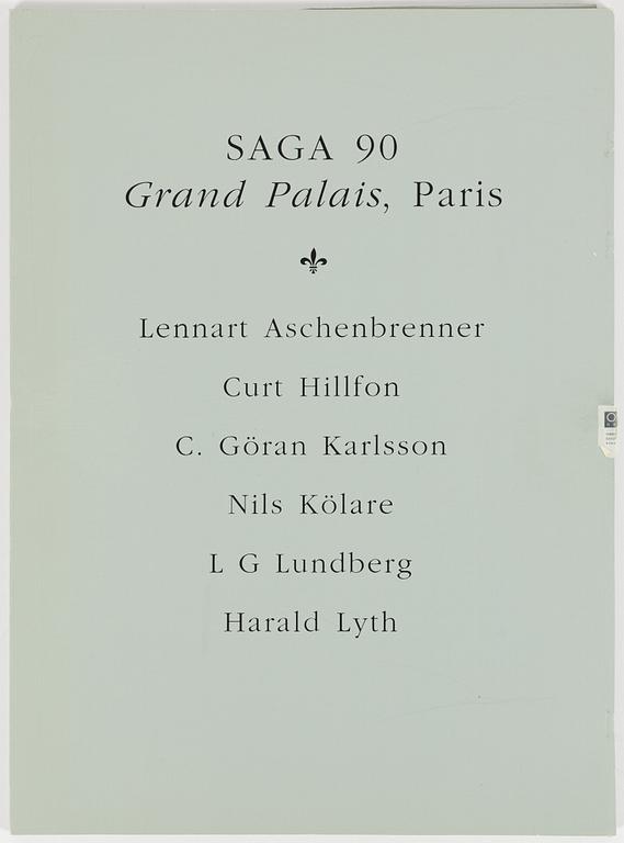 Grafikmapp, "Saga 90, Grand Palais, Paris".