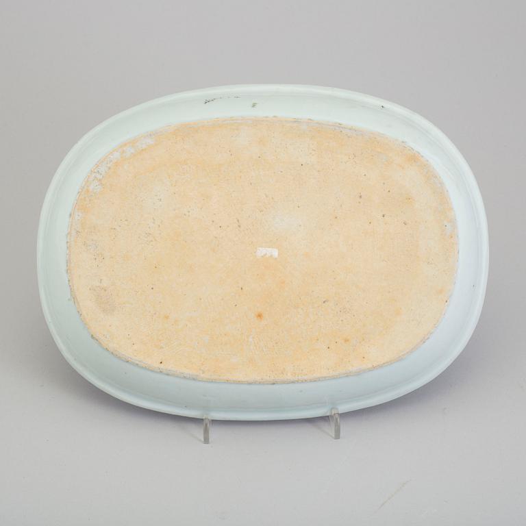 FAT, kompaniporslin. Qing dynastin, Qianlong (1736-95).