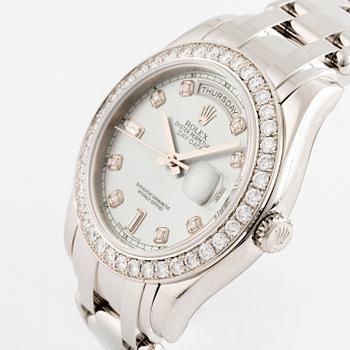 Rolex, Day-Date, "Masterpiece", "Glacier Blue Diamond Dial", ca 2005.