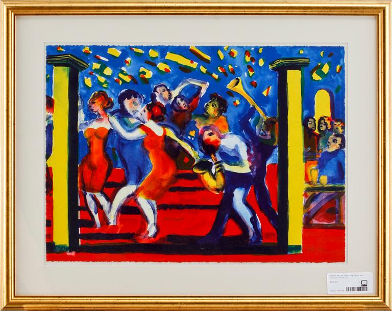 PETER DAHL, färglitografi, sign och numr. 91/375.