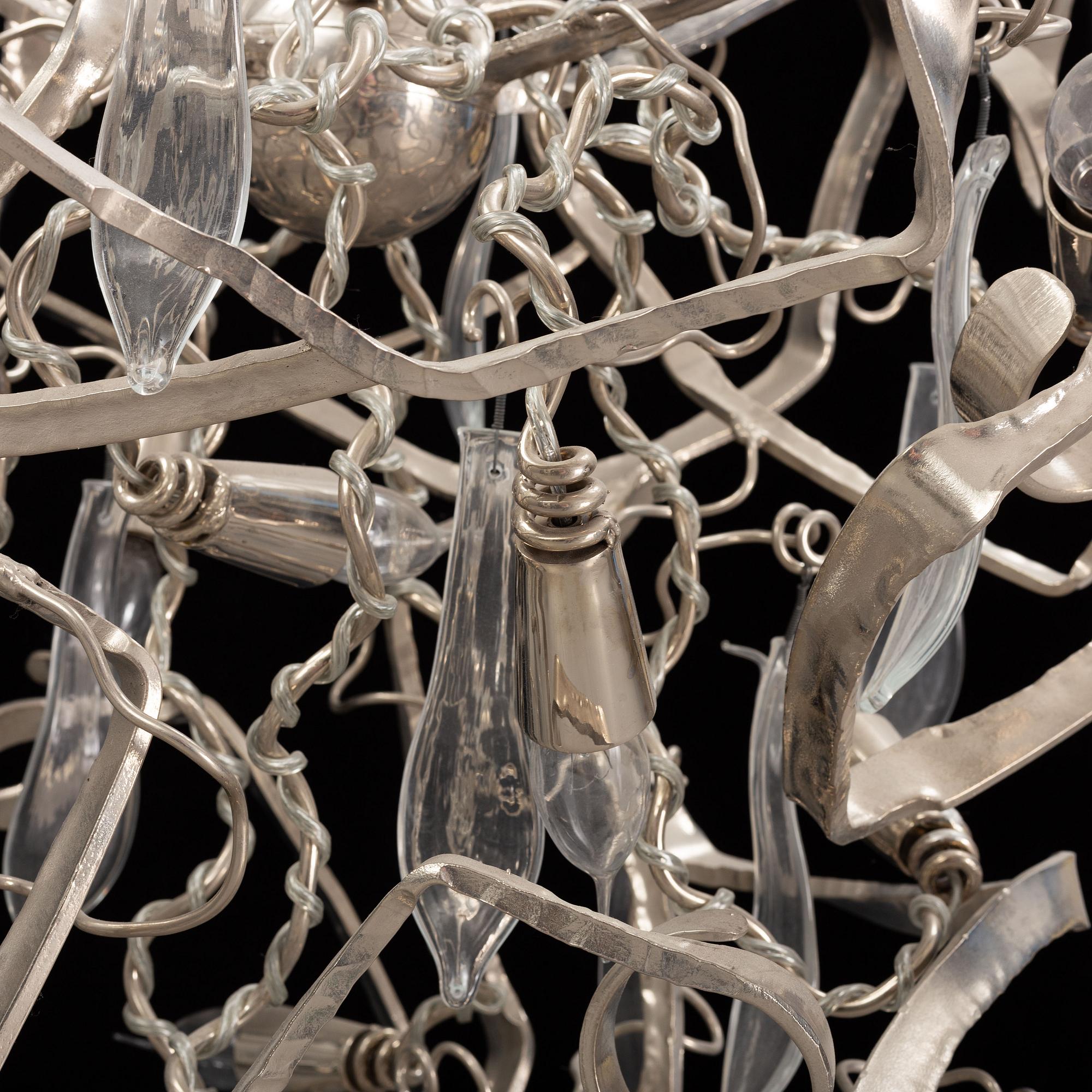 William Brand, a 'Delphinium' chandelier from Brand van Egmond, Netherlands.