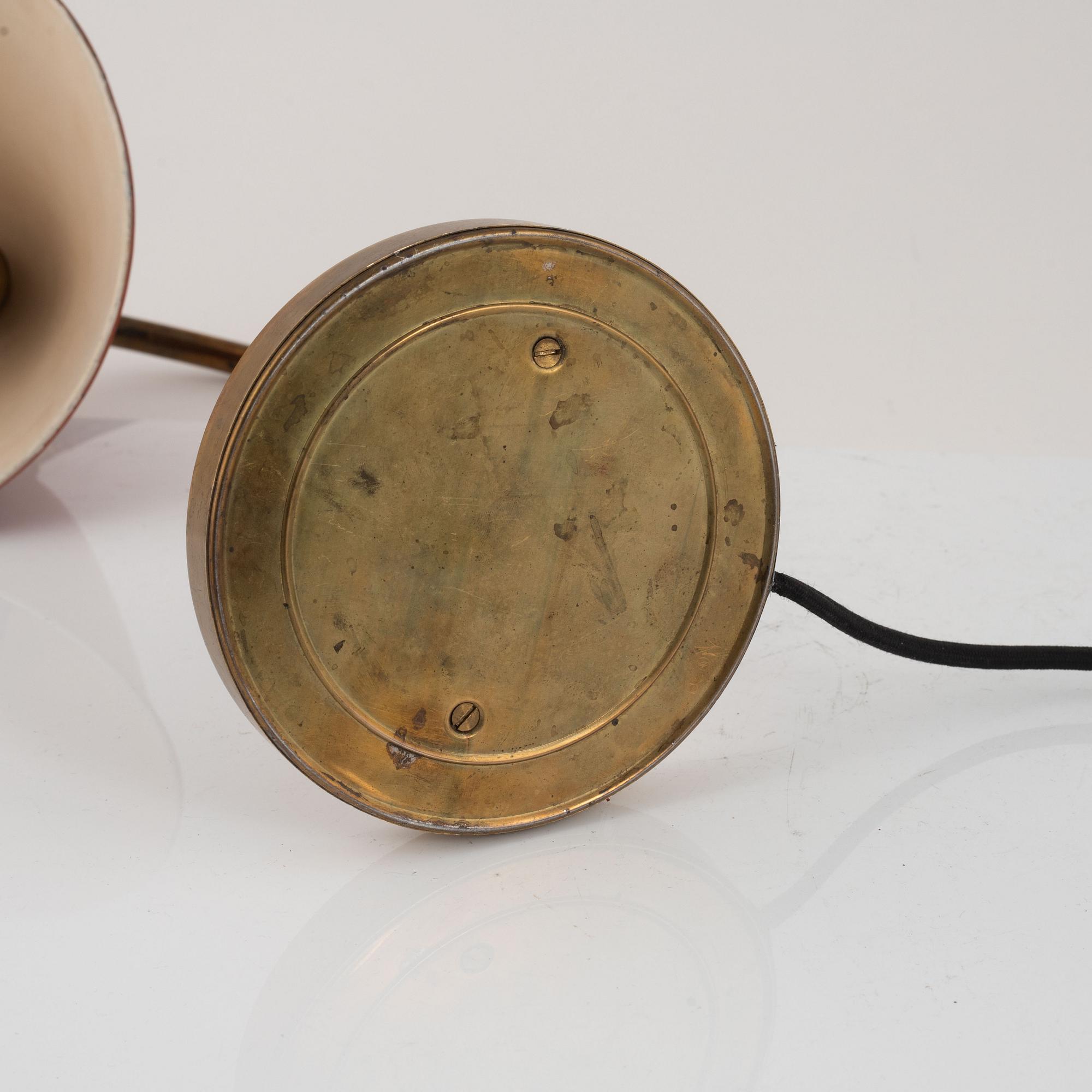 Bordslampa, funkis, Sverige, 1930-tal.