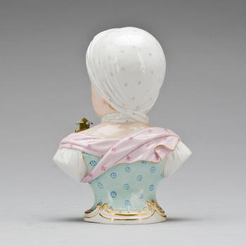 FIGURIN, porslin, Meissen, 1800/1900-tal.