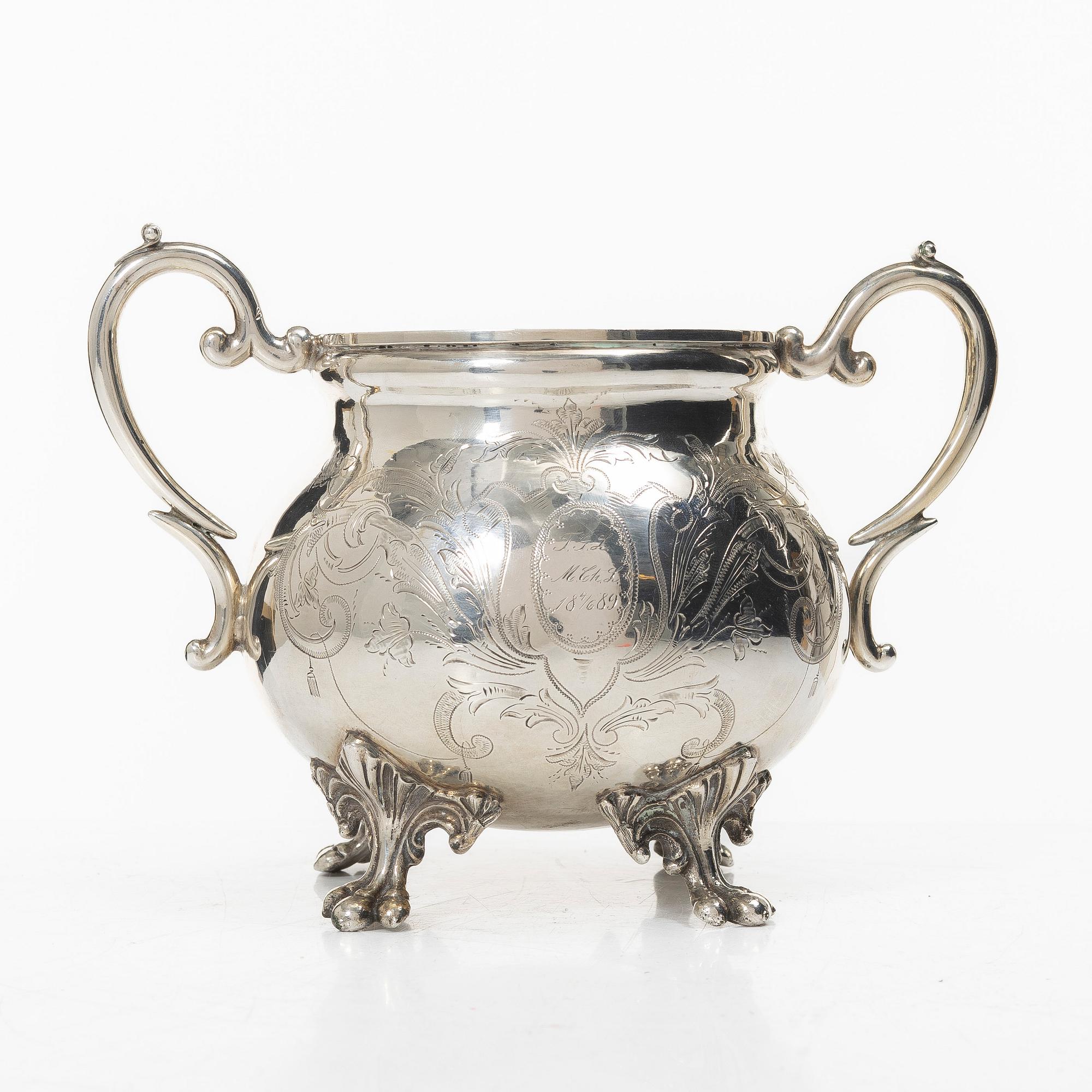 Carl Jakob Jakobson, a silver bowl, Söderhamn 1932.