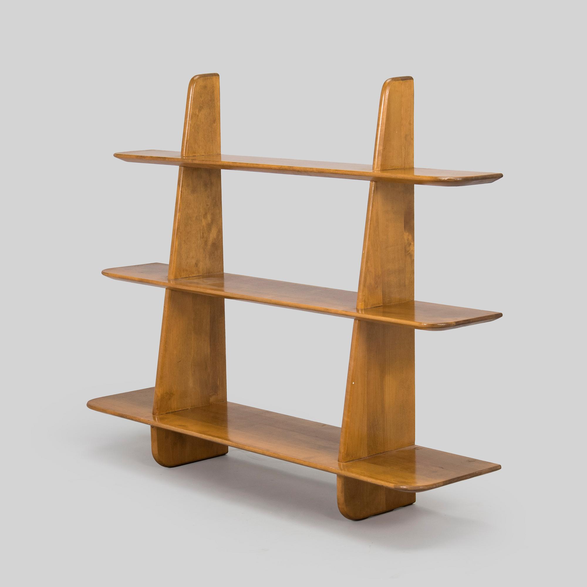 Ilmari Lappalainen, a mid-20th century 'Leo' Book shelf / wall shalf for Asko.