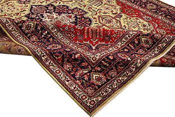 A carpet, Tabriz, c. 384 x 301 cm.