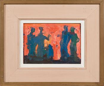 GEORGES VON SWETLIK, munaöljytempera levylle, signeerattu.