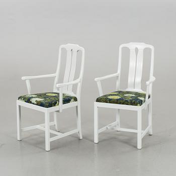 A pair of armchairs, "Ambassadör" Carl Malmsten Åfors Möbelfabrik late 20th century,