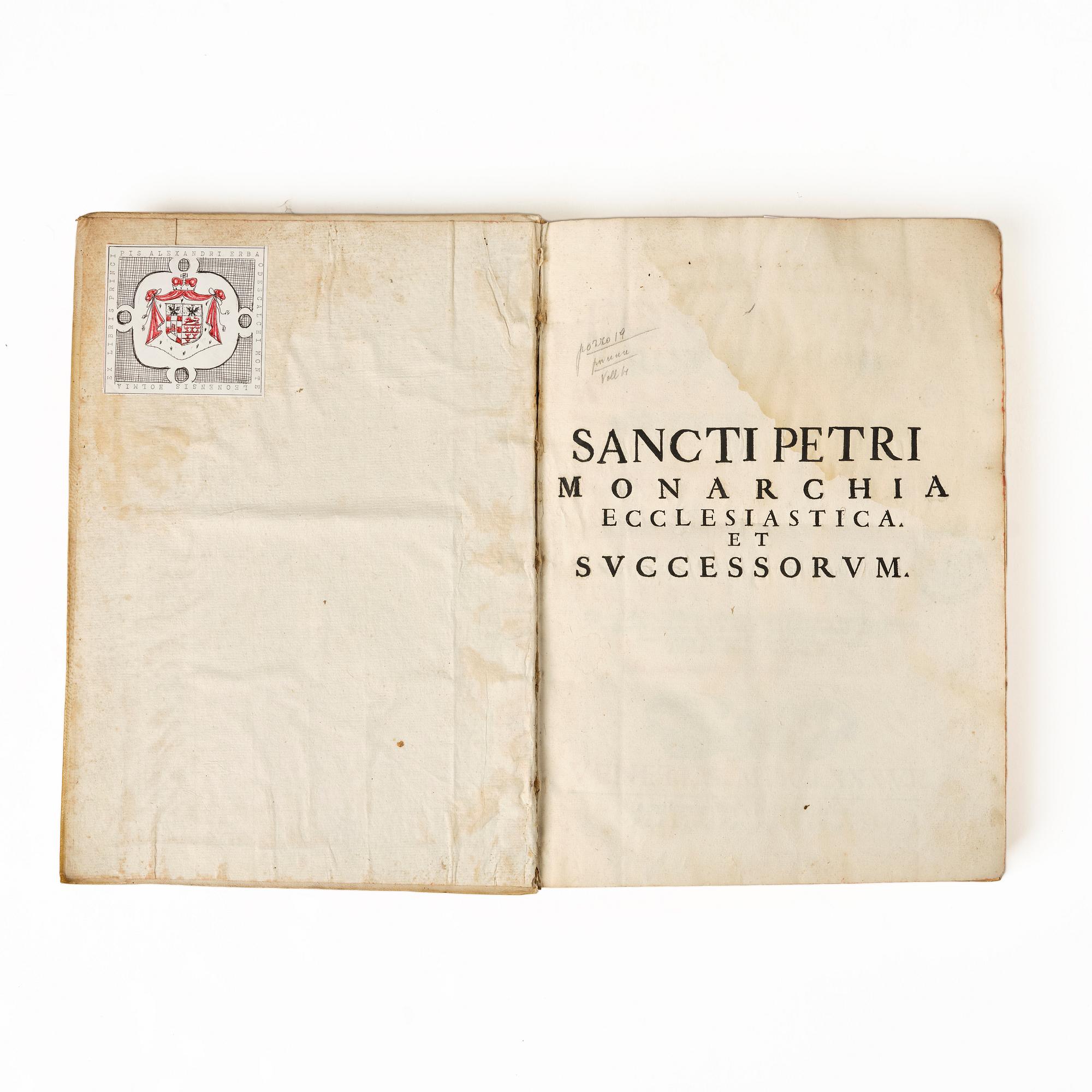 History of the Popes up to and including Innocent XI, born Odescalchi, 1687-90.