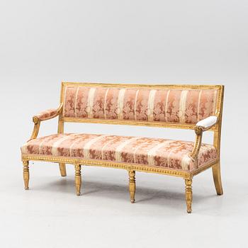 A late Gustvian style sofa, 19th Century.