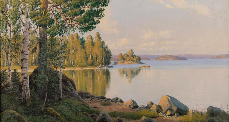 Felix Frang-Pahlama, LAKE LANDSCAPE.