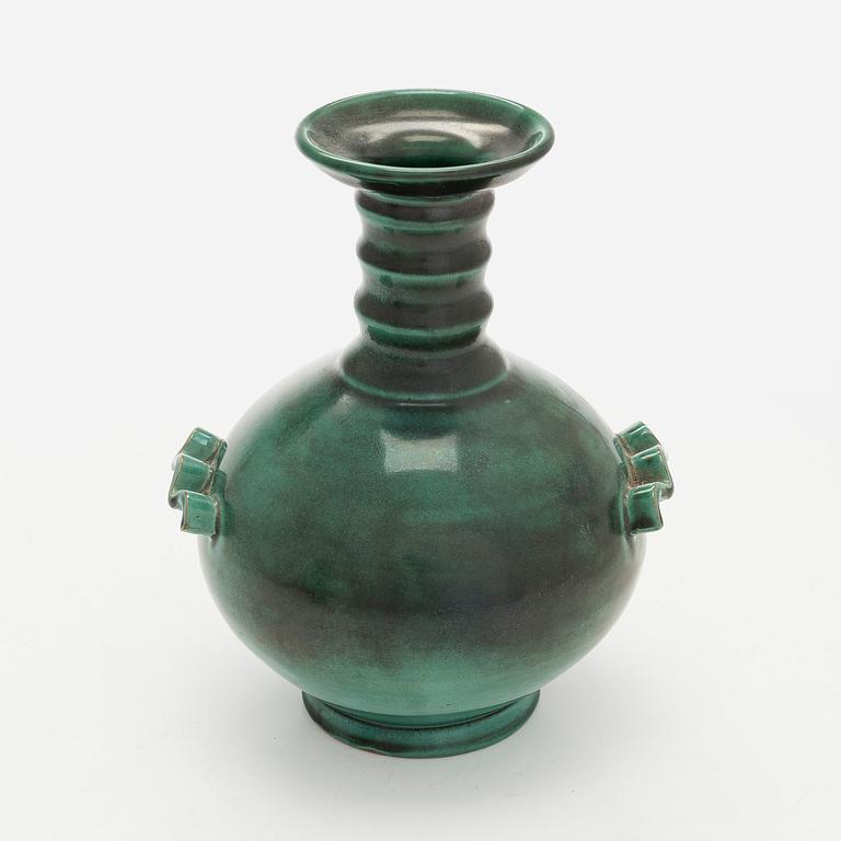 An earthenware vase, Upsala Ekeby, first half of the 20th century.