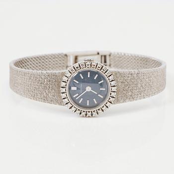 ARMBANDSUR, 18K vitguld och diamanter, Certina. Total vikt inklusive urhus ca 33 g.
