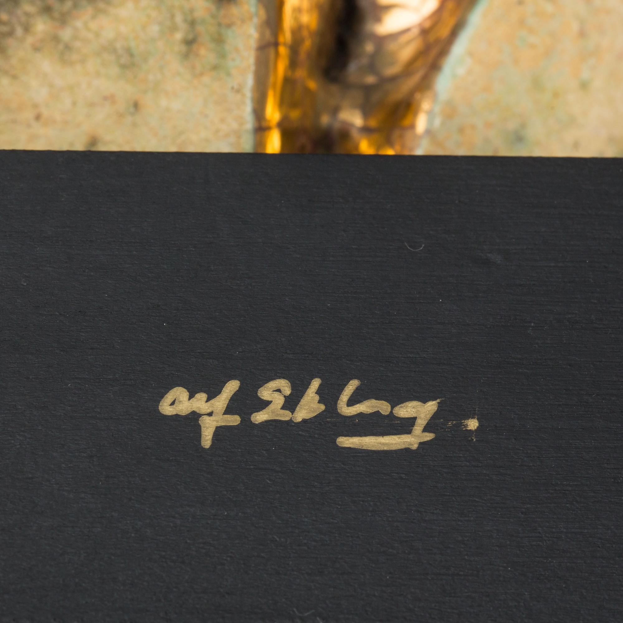 ALF EKBERG, skulptur, stengods, signerad, 1900-talets slut.