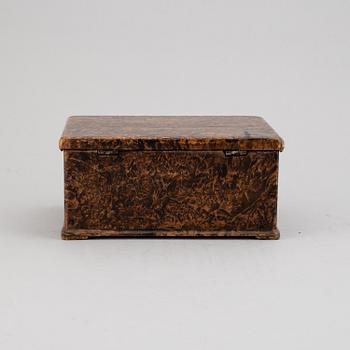 Jacob Siölin, an alder root box, Köping and Kungsör, signed and numbered No 245.