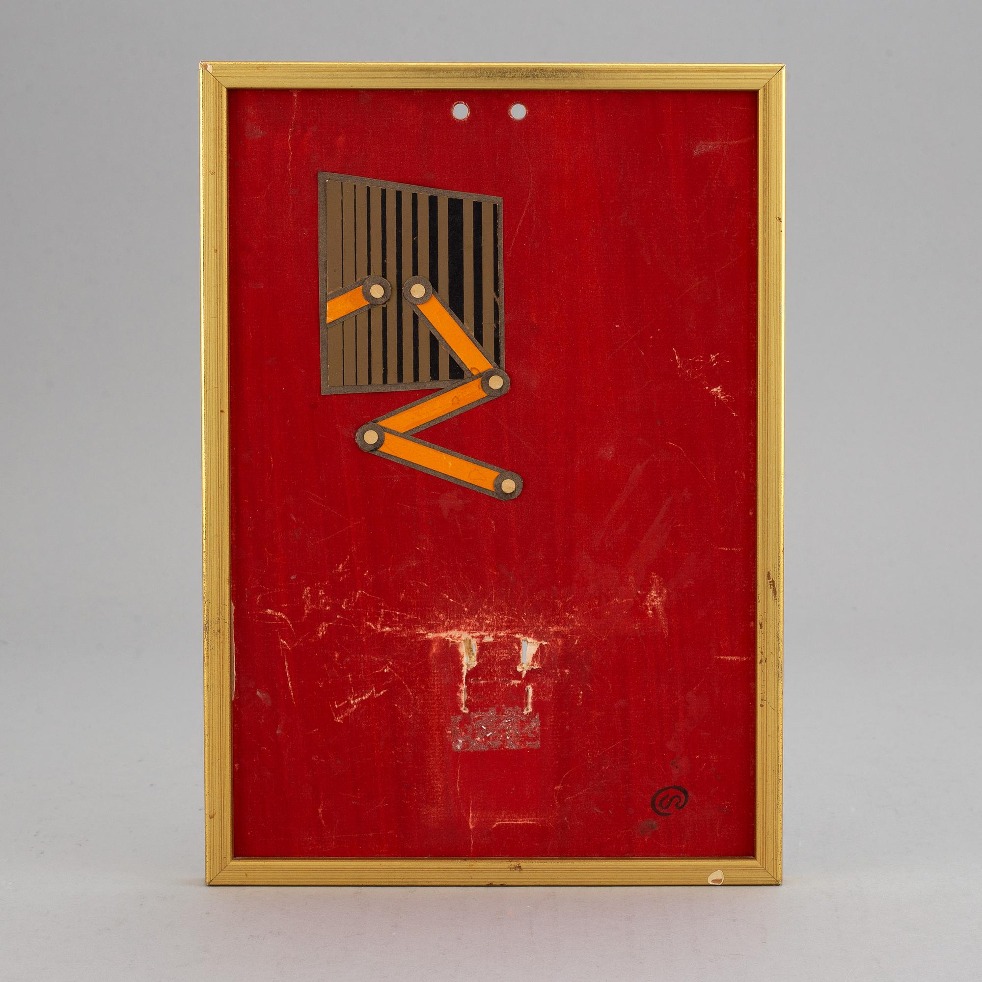 LENNART RODHE, multipel i plexi signerad 6/10 samt blandteknik, signerad.
