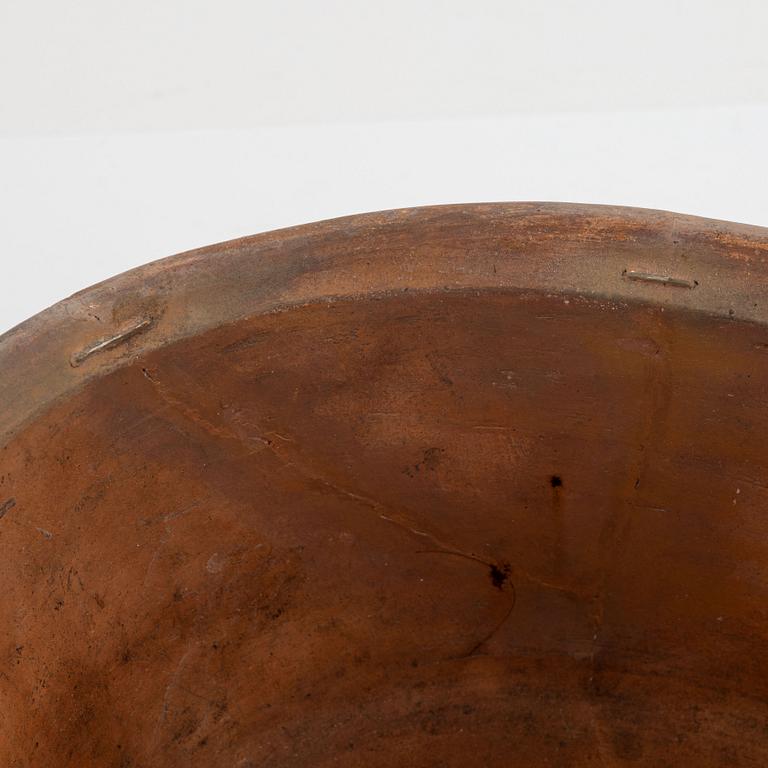 An earthenware pâté form, early 1800.