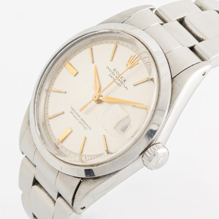 Rolex, Datejust, "Doorstep Dial", "Dauphine Hands", wristwatch, 36 mm.