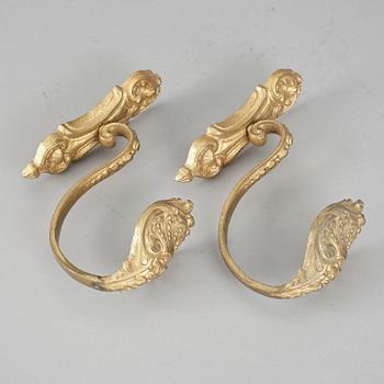 GARDINOMTAG, ett par, omkring 1850.