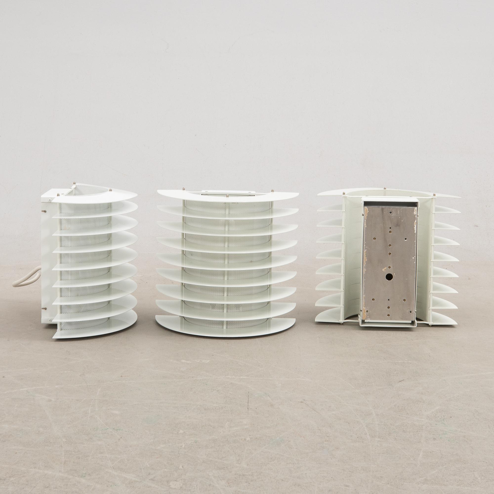 Boréns, wall lamps, 3 pcs, second half of the 20th century.
