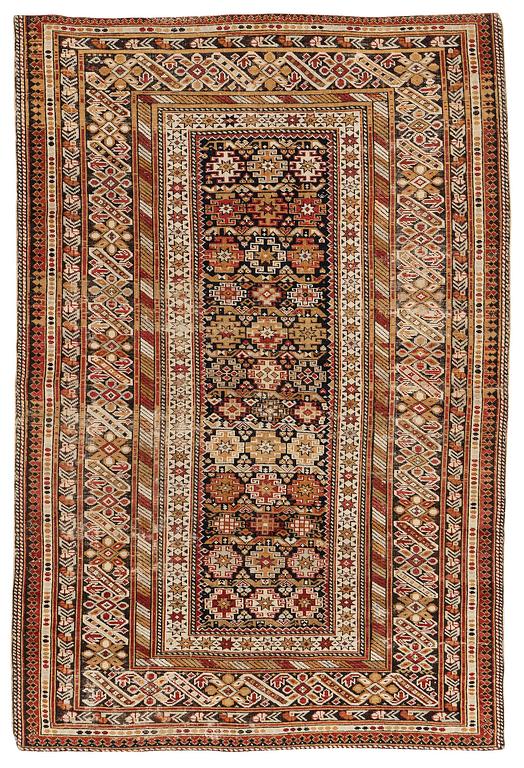 An antique Chichi rug, Northeast Caucasus, c. 178 x 119 cm.