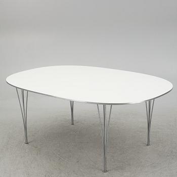 Bruno Mathsson & Piet Hein, a 'Superellipse' dining table, Fritz Hansen, Denmark.