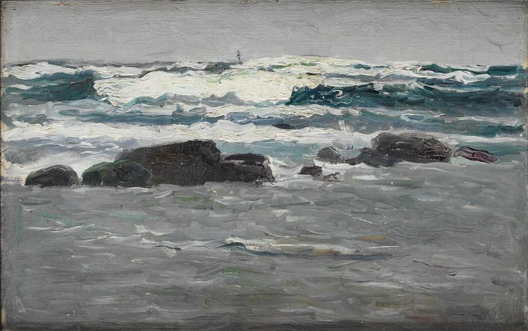 Arthur Bianchini, Stenar vid hav. Motiv från Sandhamn.