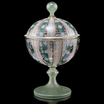 LOCKPOKAL, glas, 1900-tal.