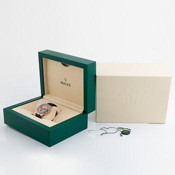 Rolex, Cosmograph, Daytona, "Rose Panda Dial", wristwatch, 40 mm.