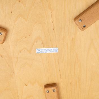 Bruno Mathsson, coffee tables, 2 pcs, "Annika", Karl Mathsson, Värnamo, 2008.