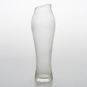 TAPIO WIRKKALA, A 'Foal leg' glass vase, signed Tapio Wirkkala, Iittala.