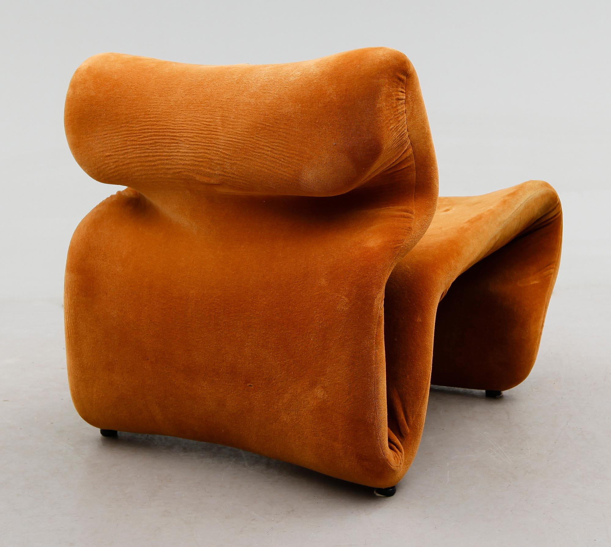 FÅTÖLJ, "Etcetera", Jan Ekselius för J. O. Carlsson, Vetlanda, modellen formgiven 1970.