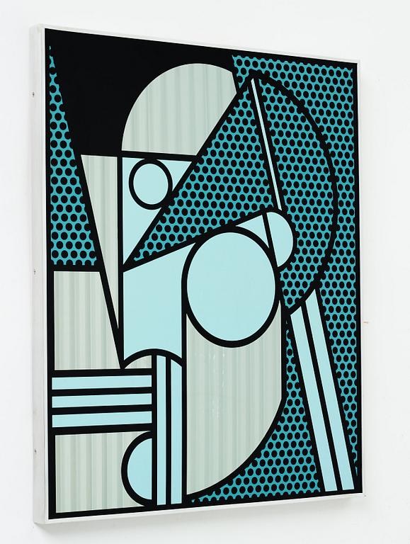 Roy Lichtenstein, "Modern head #4".