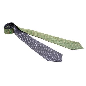 797. HERMÈS, two silk ties.