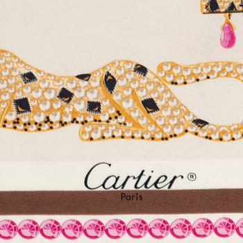 Cartier, scarf.