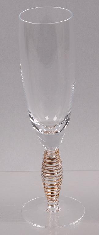 GLASSERVIS, 69 delar, "Boda Epok", Kosta Boda, sent 1900-tal.