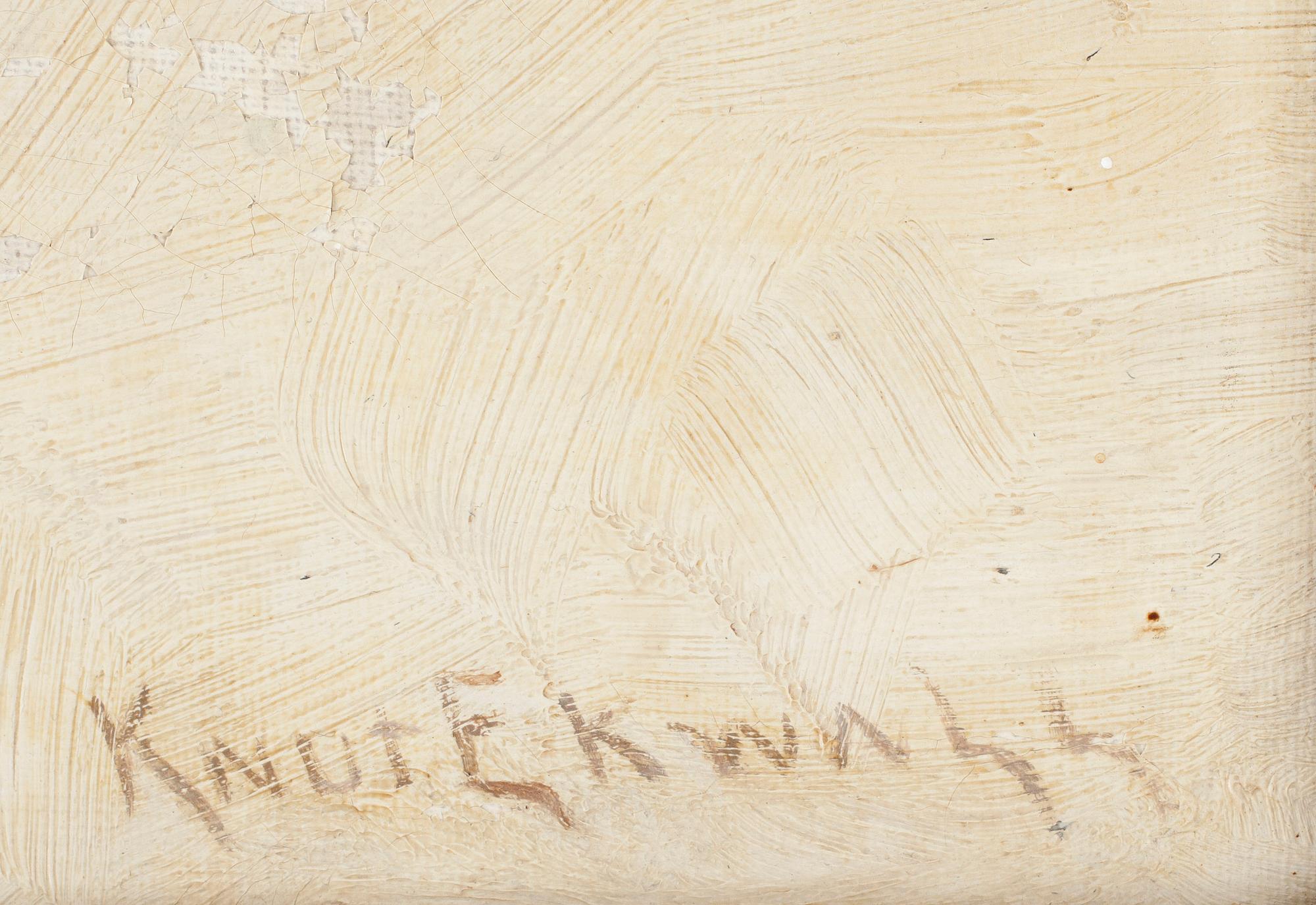 KNUT EKWALL, olja på duk. Signerad.