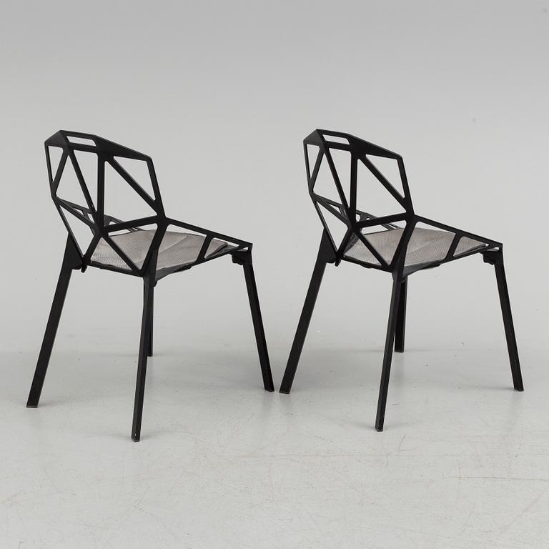 A set of eight 'Chair one' by Konstantin Grcic, Magis, Italy, 21st century.