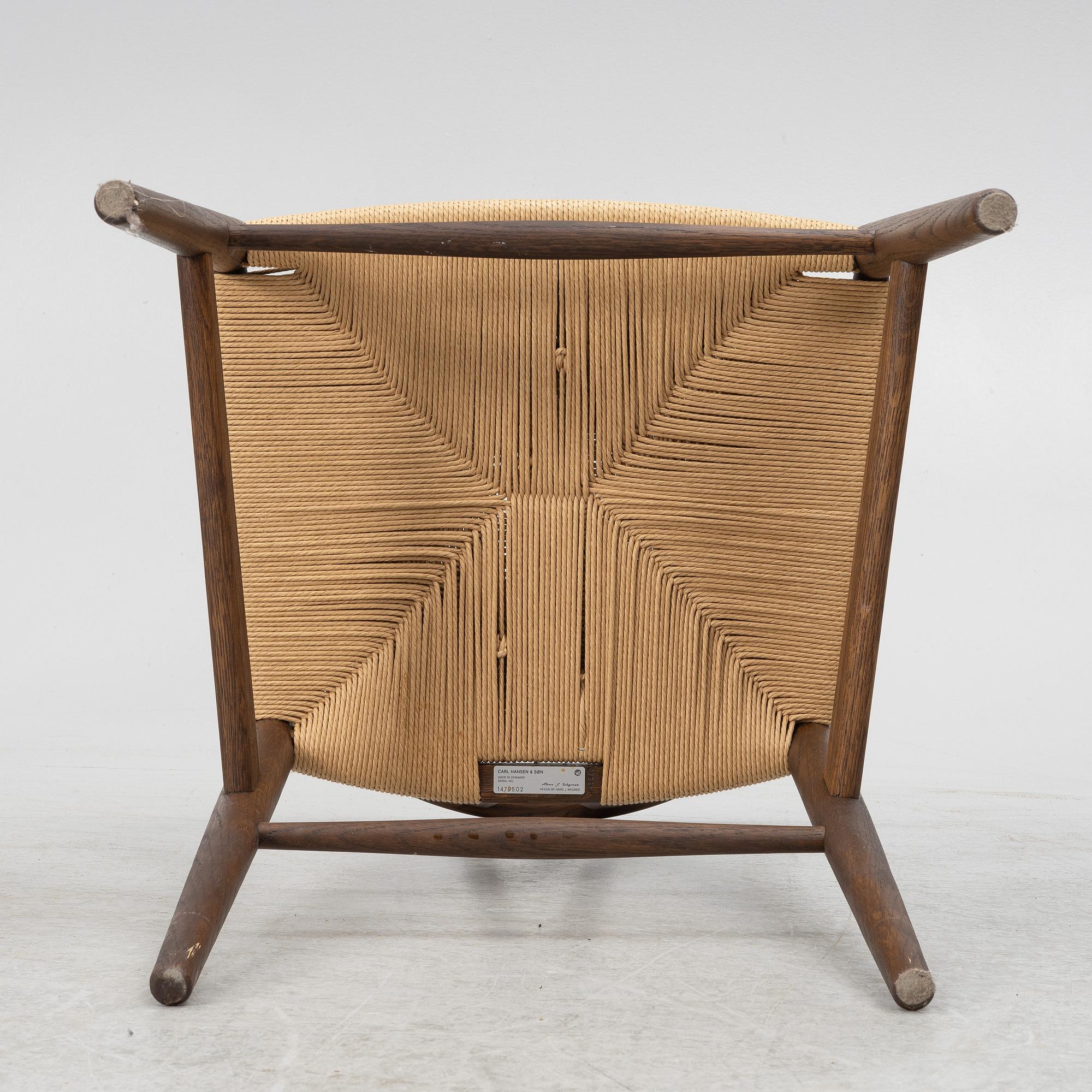 Hans J. Wegner, 4 pcs, "Y Chair/CH24", Carl Hansen & Son, Denmark.