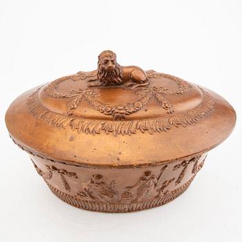 A Gustavian tureen later part of the 18th century  by  Eric johan Fahlström.