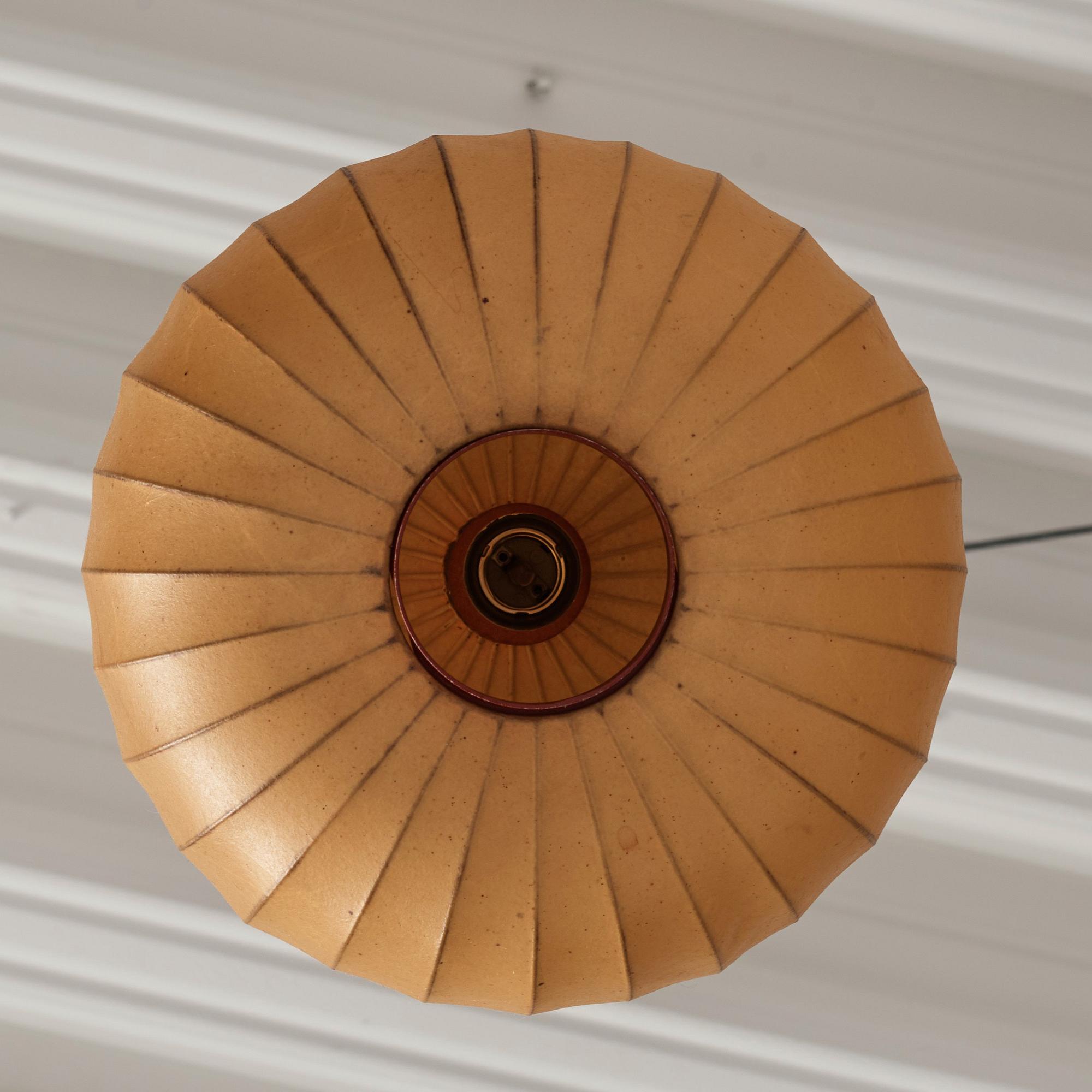 Hans Bergström, taklampa, modell "51/365", ateljé Lyktan, Åhus 1940-50-tal.