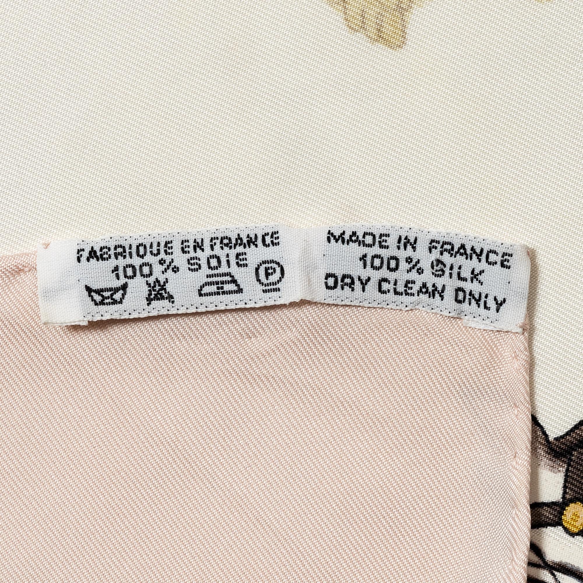 Hermès, scarf, "Les Robes".