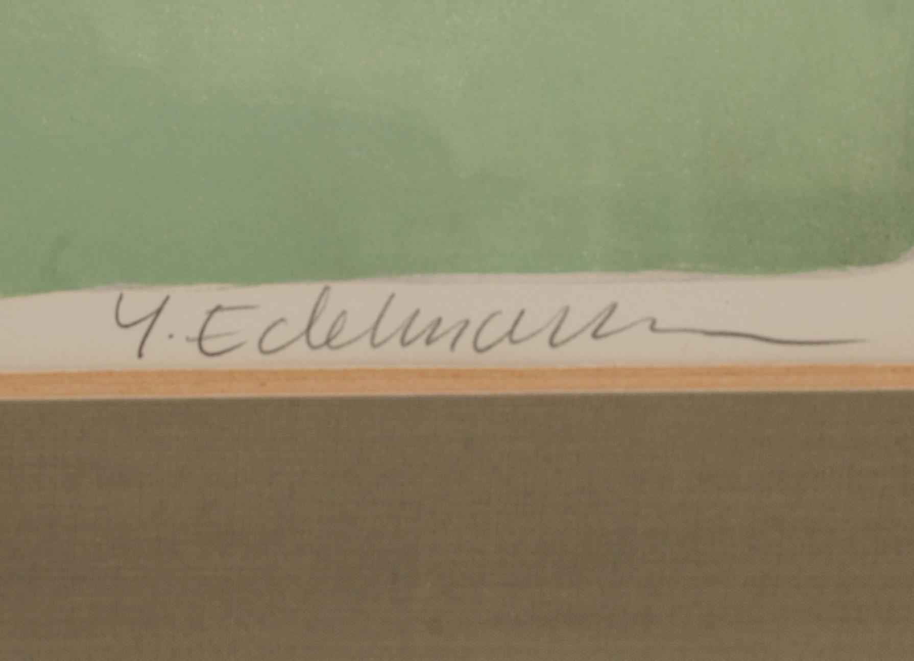 YRJÖ EDELMANN, färglitografi, signerad och numrerad 107/150.